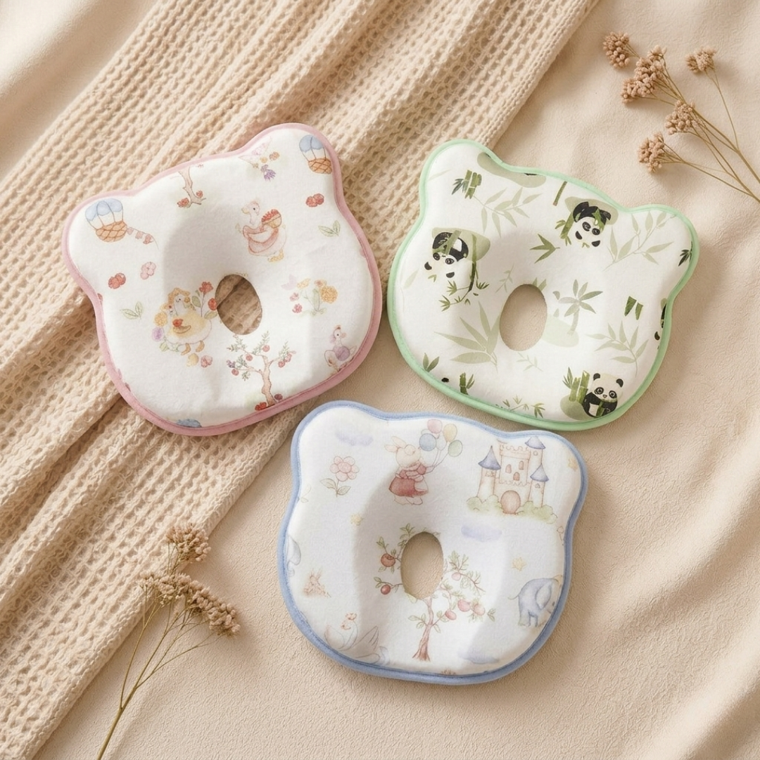 Naboo™  The ergonomic pillow designed to support healthy head development from day one