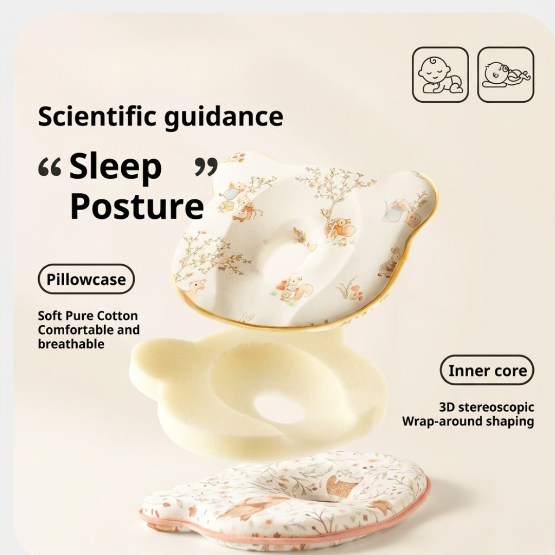 Naboo™  The ergonomic pillow designed to support healthy head development from day one
