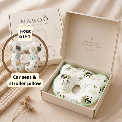 Naboo™  The ergonomic pillow designed to support healthy head development from day one