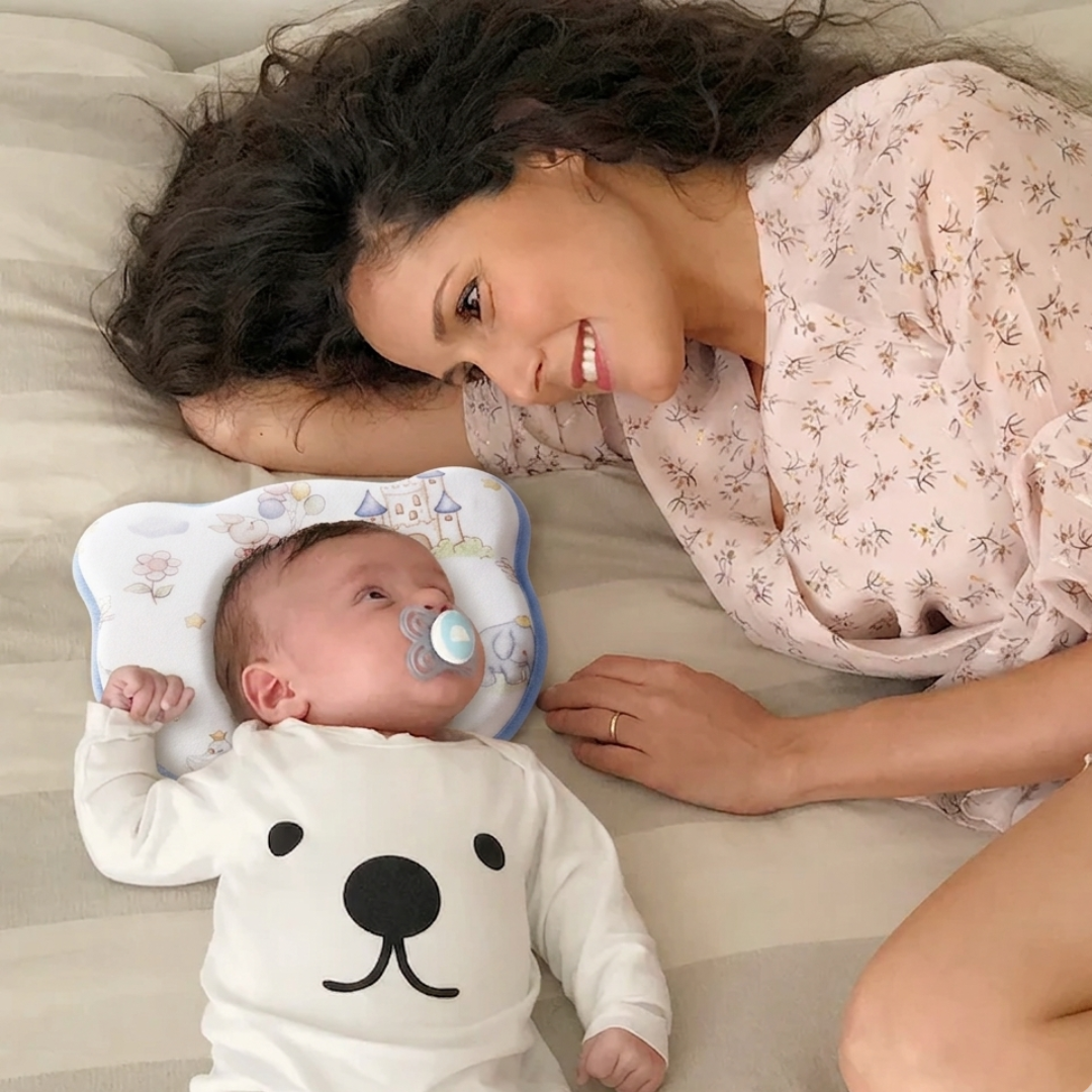 Naboo™  The ergonomic pillow designed to support healthy head development from day one