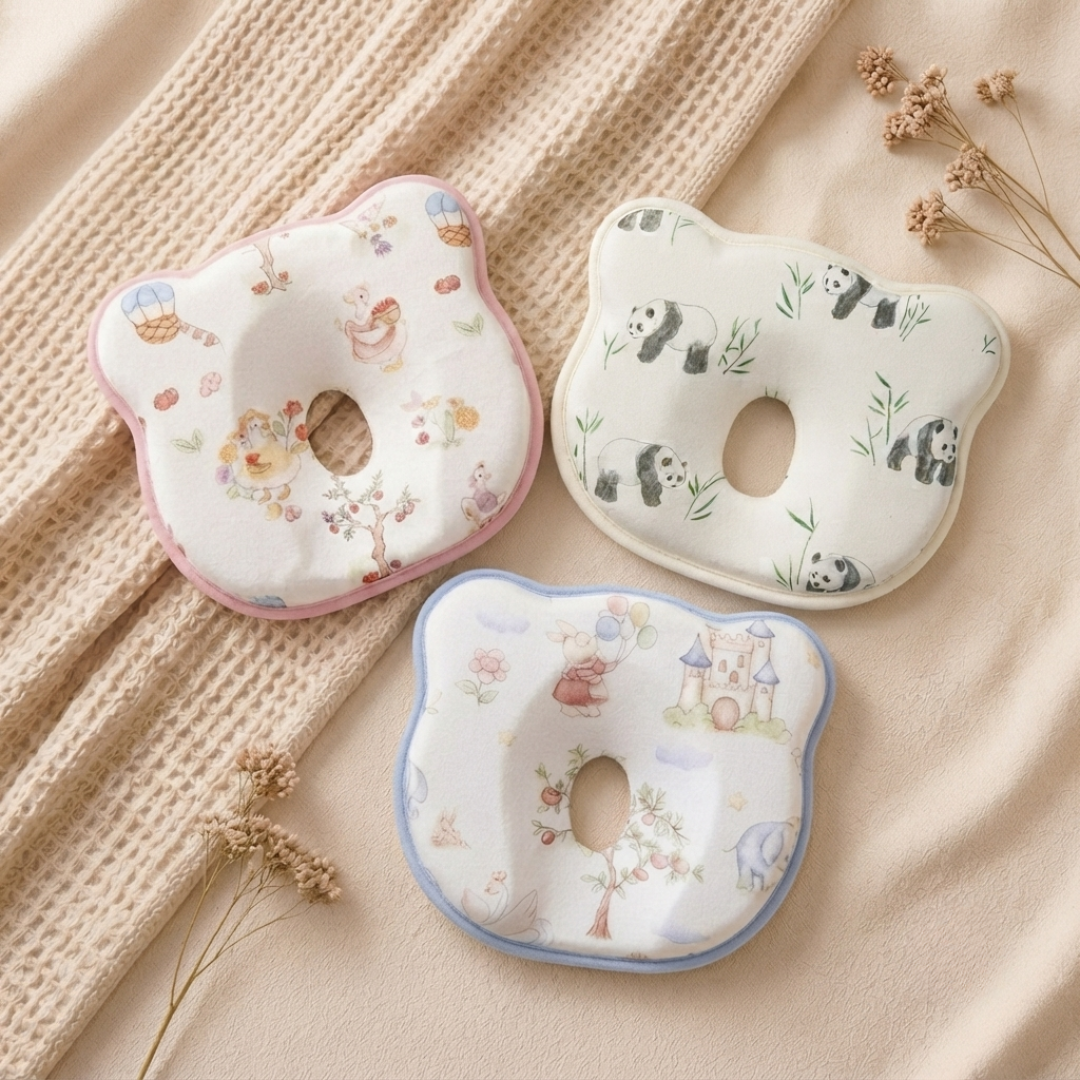 Naboo™  The ergonomic pillow designed to support healthy head development from day one